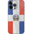 Dominican Republic Flag Distressed iPhone 14 Pro Skin